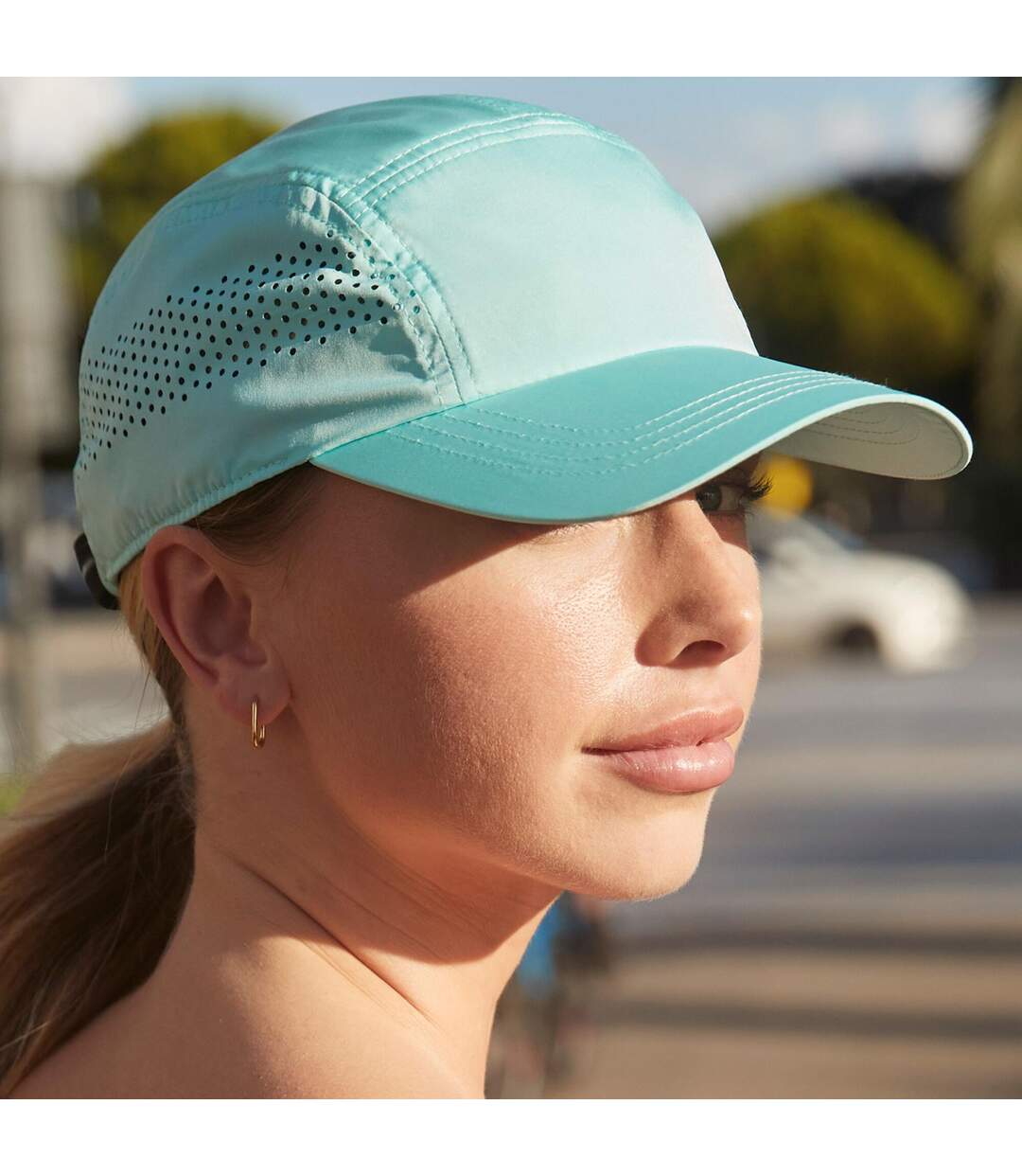 Casquette Technical Bleu Vif Beechfield-1