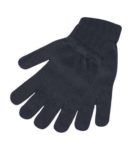 FLOSO Ladies/Womens Thermal Knitted Gloves (3M 40g) (dark grey)