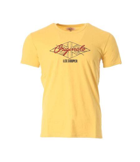 T-shirt jaune clair homme lee cooper 009562 - 3xl