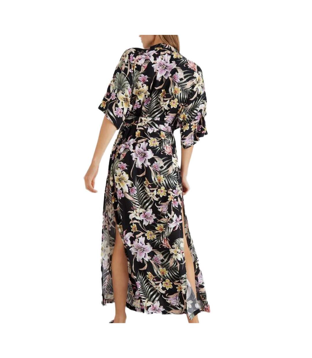 Robe Kimono Noir Femme O'Neill Mix And Match - M-2