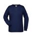 Sweat Femme Bleu Marine James And Nicholson-1