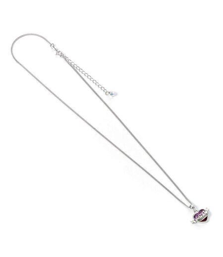 Harry Potter Love Potion Necklace & Pendant (Silver/Pink) (One Size) - UTTA9406