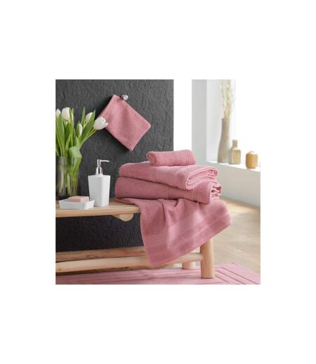 Lot de 2 Gants de Toilette Tendresse 15x21cm Bois de Rose