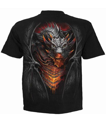 T-shirt draconis adulte noir Spiral Direct