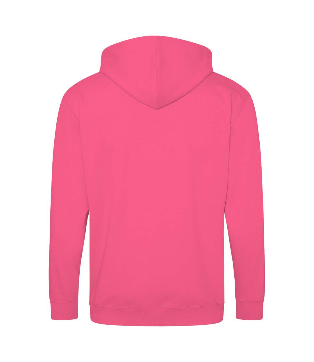 Sweatshirt à capuche et fermeture zippée homme rose Awdis