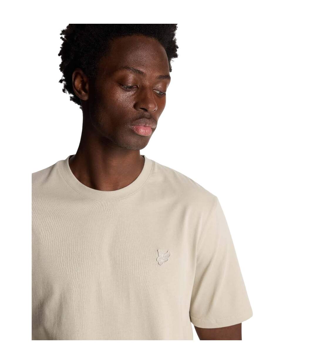T-shirt Superfine Homme Beige Lyle & Scott-4