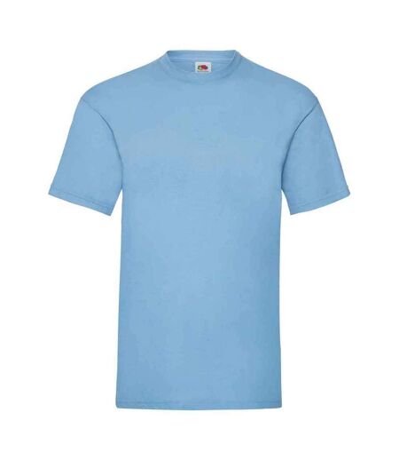 Mens valueweight t-shirt sky blue Fruit of the Loom