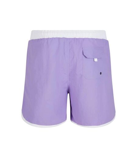 Short De Bain Homme Lavande Blanc Urban Classics