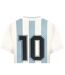 Maillot Motif/style Argentine Homme Bleu Blanc Score Draw-3