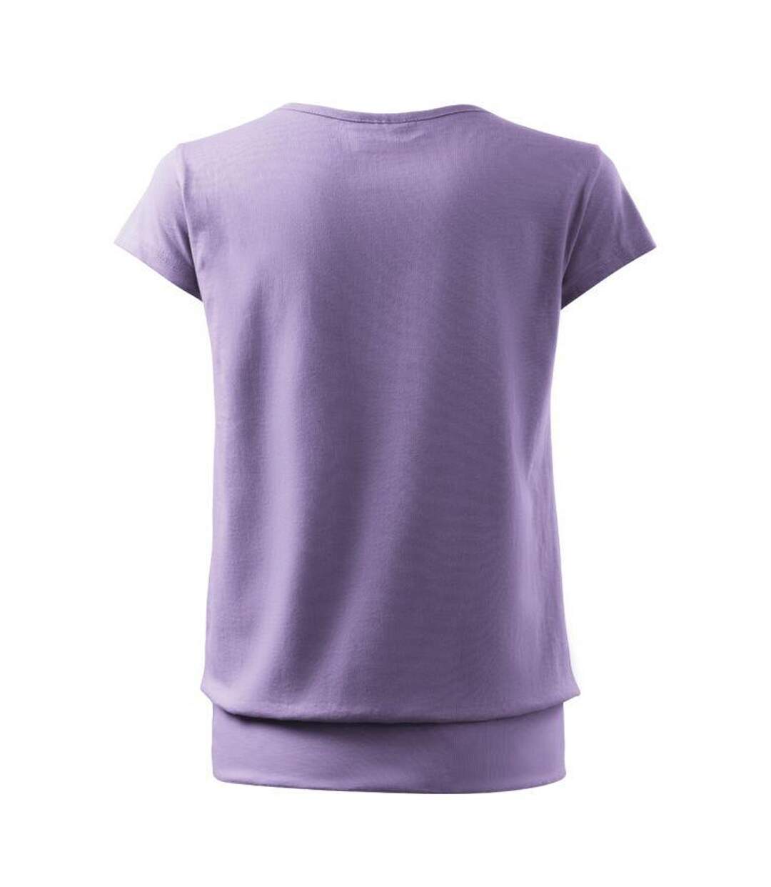 Womens/ladies City T-shirt Violet Adler-2