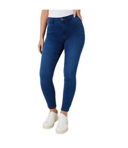 Jean 7/8 femme bleu semi-délavé Dorothy Perkins