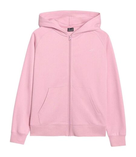 Veste À Capuche F1763 Femme Rose 4F