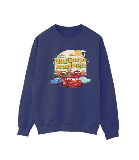 Disney - Sweat CARS RADIATOR SPRINGS GROUP - Femme (Bleu marine) - UTBI12009