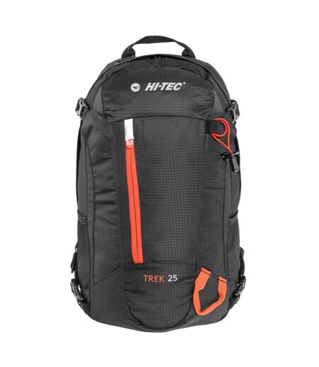 Sac À Dos Trek Taille Unique Noir Rouge Hi-Tec