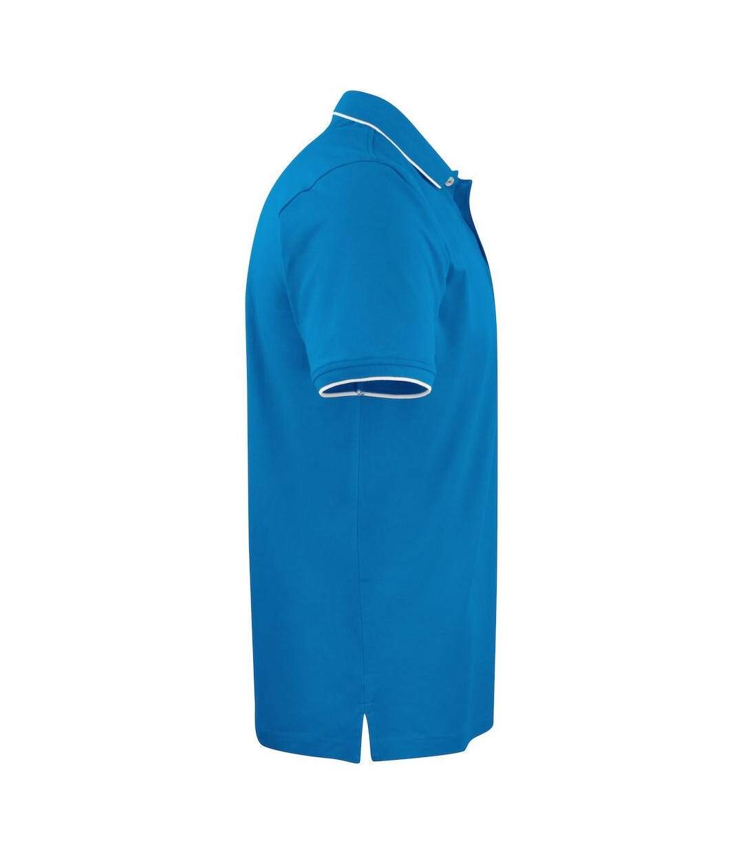 Mens Greenville Regular Polo Shirt Bright Blue James Harvest-4
