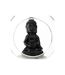 Boule en Verre Suspendue Bouddha 10cm Transparent-2