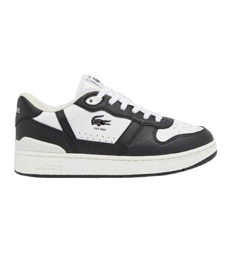 Baskets T-clip Homme Blanc Noir Lacoste