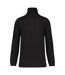 Kariban Mens Trucker Zip Neck Sweatshirt (Black/Heather) - UTPC5735