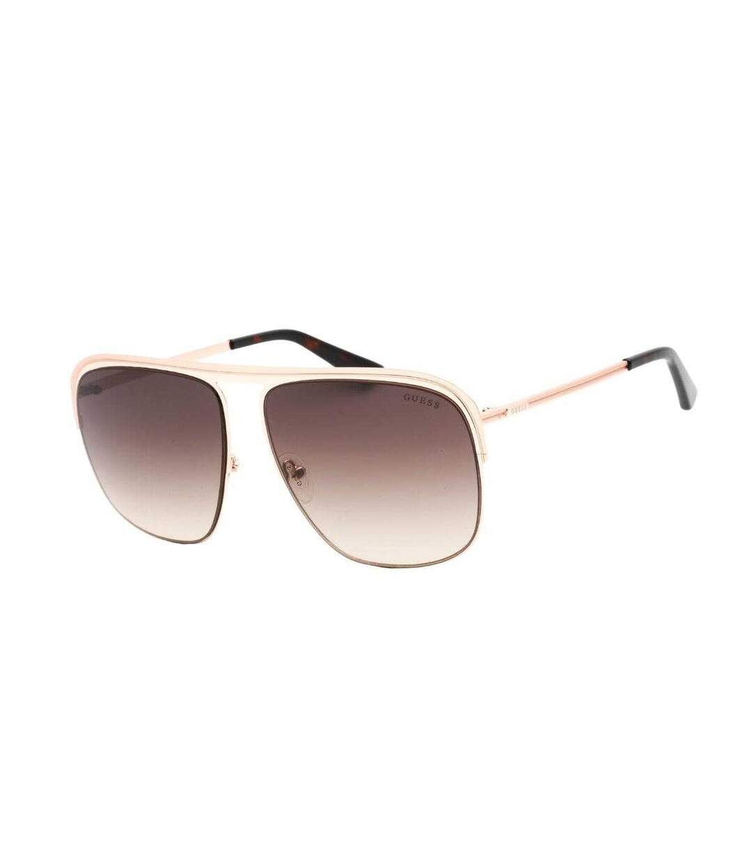 Lunettes De Soleil Motif/style Carré Homme Taille Unique Jaune Or Guess-3