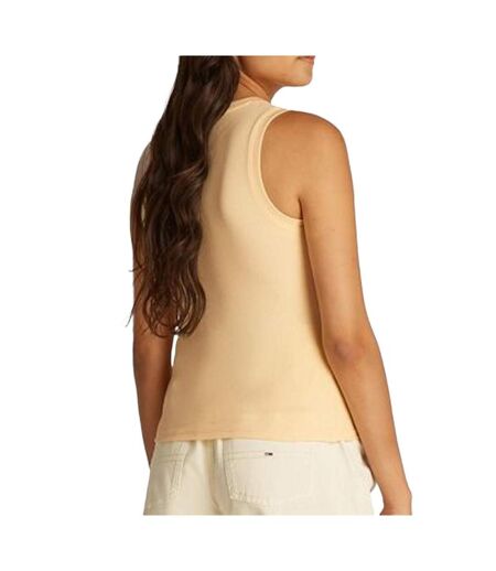 Débardeur jaune femme tommy hilfiger essential bds - l