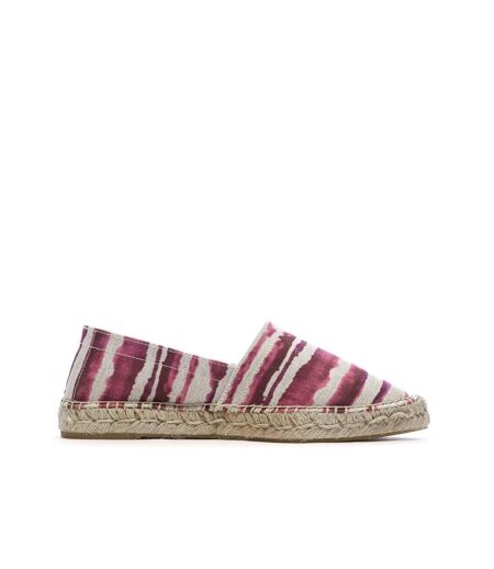 Espadrilles beige/violettes  femme pare gabia aduna