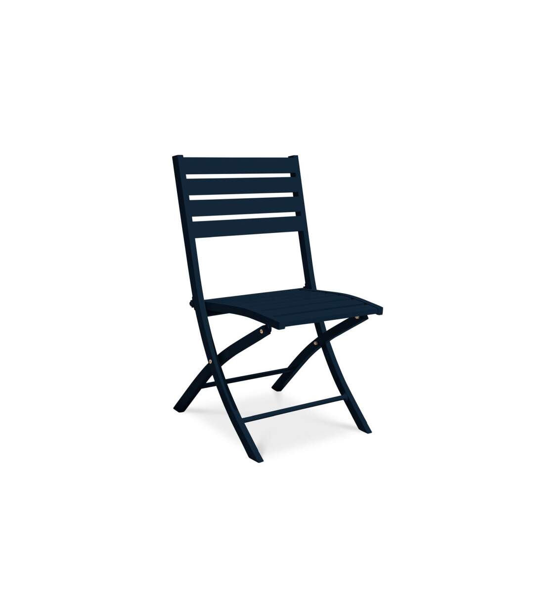 Chaise de Jardin Pliante Marius 82cm Bleu Marine-1