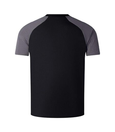 T-shirt Entraînement Elite Homme Noir Gris Foncé Chiné Canterbury