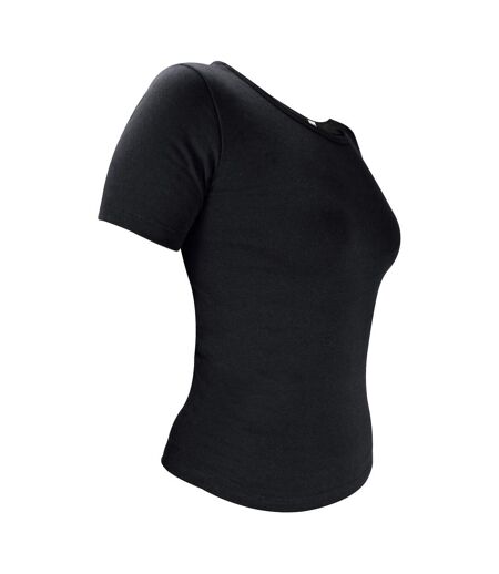 2 Pack Ladies Short Sleeve Thermal Top for Winter