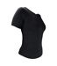 2 Pack Ladies Short Sleeve Thermal Top for Winter-3