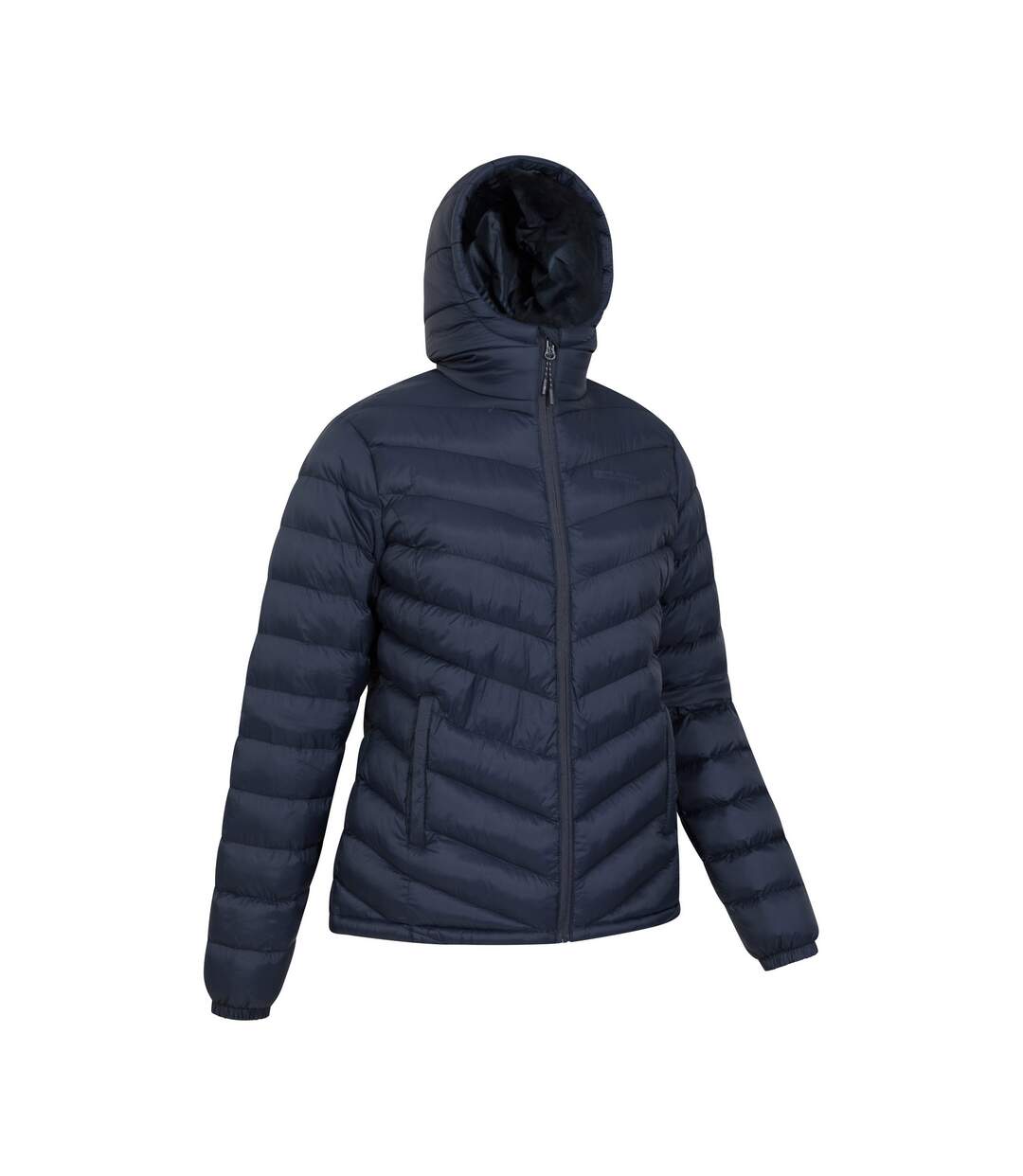 Womens/ladies seasons padded jacket dark blue Mountain Warehouse-3