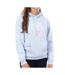 Sweat à capuche bleu femme lee cooper octavi - l-1