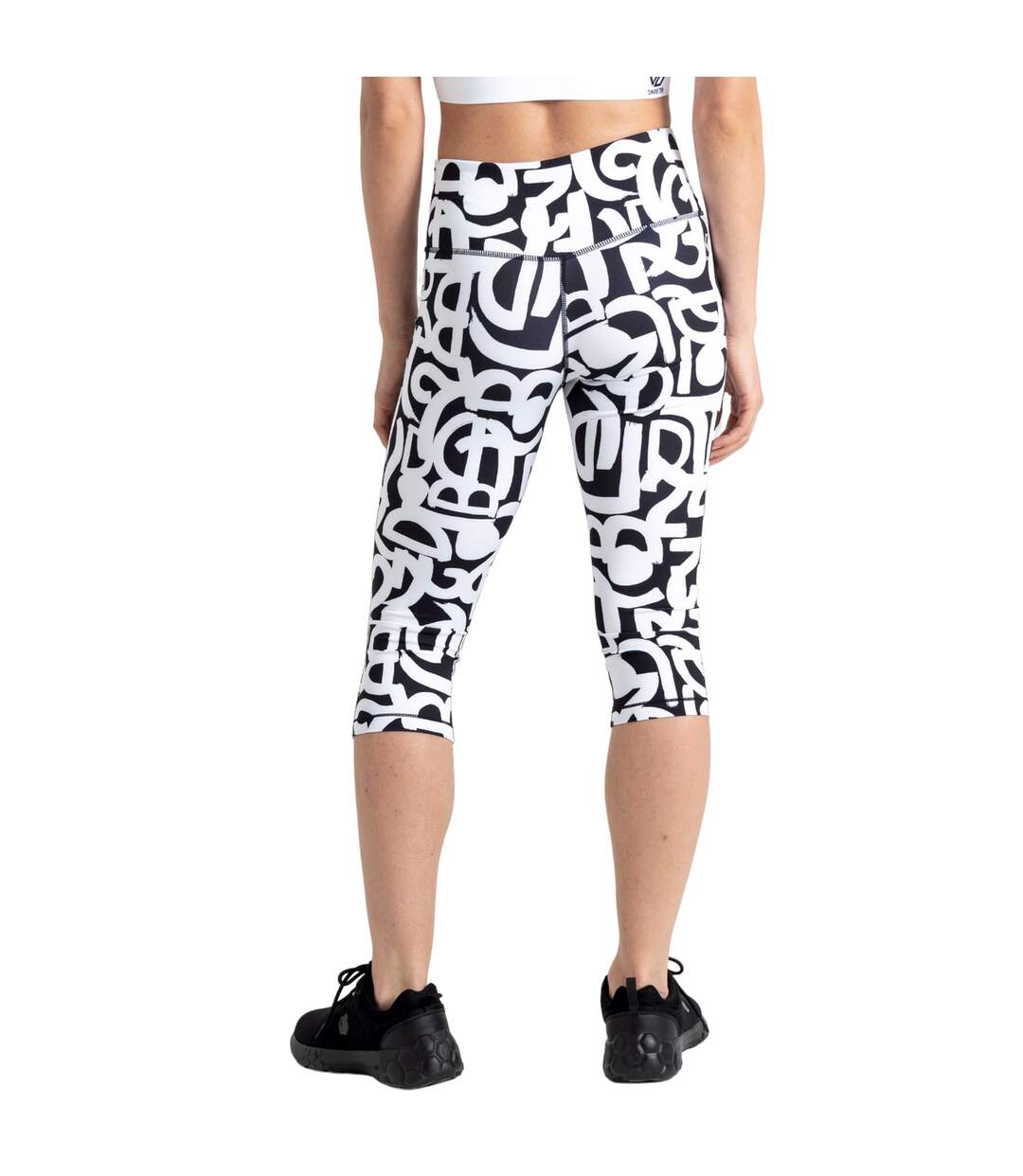 Legging ¾ Influential Femme Noir Blanc Dare 2B-3