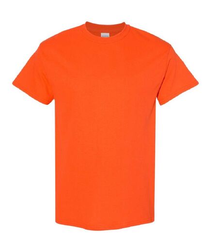 Gildan Mens Heavy Cotton Short Sleeve T-Shirt (Orange)