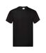 T-shirt original homme noir Fruit of the Loom Fruit of the Loom