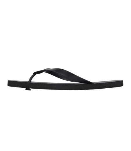 Unisex Adult Rubber Casual Flat Flip Flops Black Jack Wills