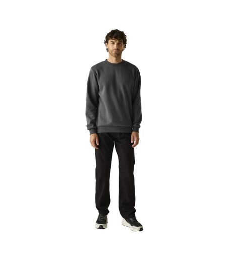 Mens Cotton Sweatshirt Solid Grey Regatta