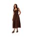 Robe Mi-longue Christina Femme Noir Nobody´s Child-1