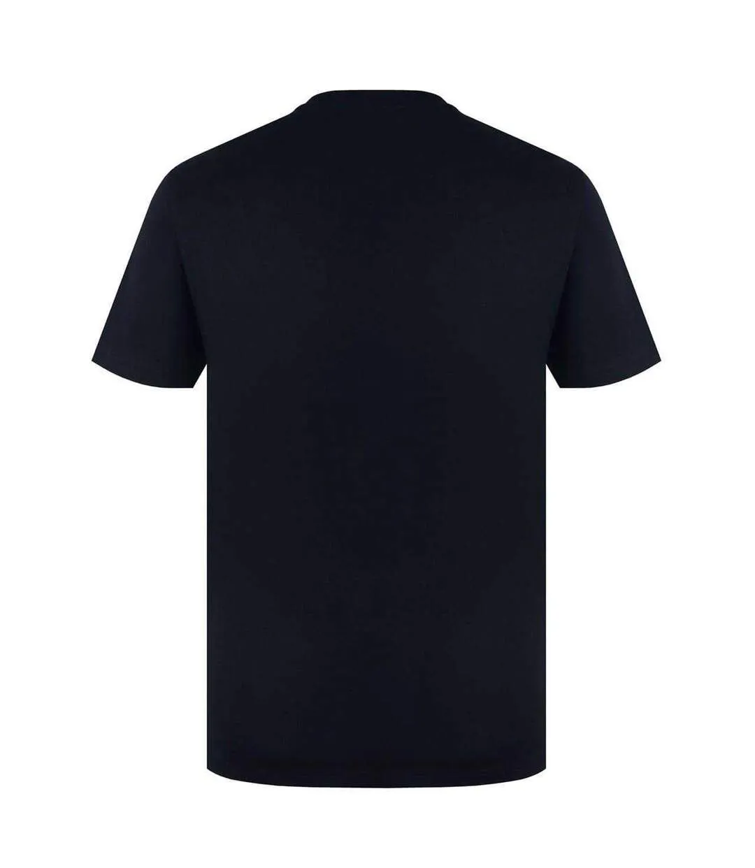 Mens Essentials Small Logo Crew Neck T-shirt Black Lee Cooper-2
