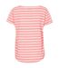 Trespass - T-shirt rayé à manches courtes FLEET - Femme (Orange clair) - UTTP4100