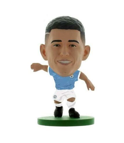 Manchester City FC SoccerStarz Figurine Phil Foden (Blanc / bleu) (One Size) - UTBS2215