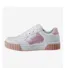 Bejo - Baskets BATES - Fille (Blanc / Rose / Jaune) - UTIG2280-2