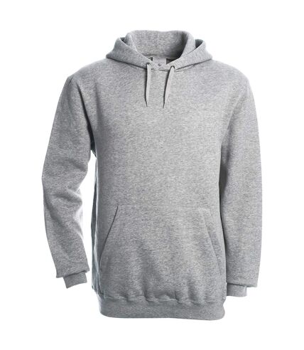 Sweat-shirt à capuche - mixte homme ou femme - WU620 - gris chiné