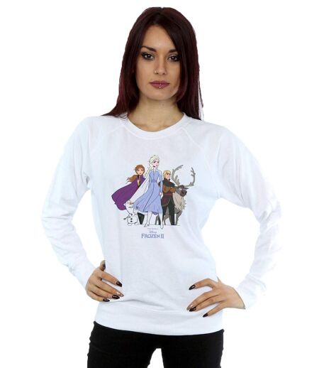 Disney - Sweat FROZEN GROUP - Femme (Blanc) - UTBI18777