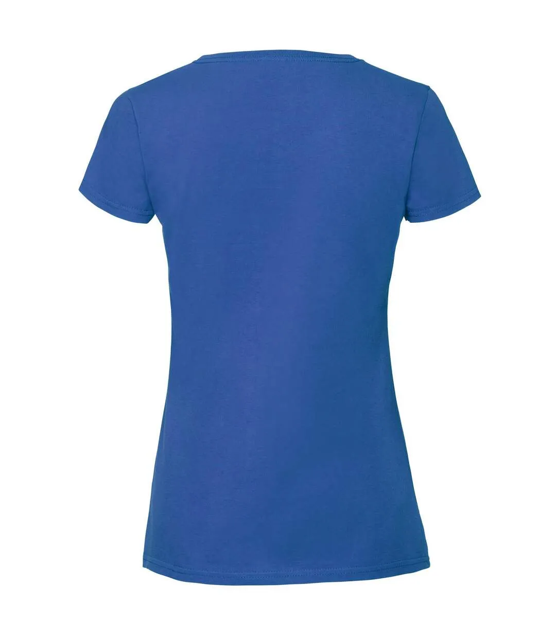 Womens/ladies Iconic 190 T-shirt Royal Blue Fruit Of The Loom-2