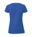 Womens/ladies Iconic 190 T-shirt Royal Blue Fruit Of The Loom-2