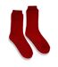 Ribbon Unisex Adult Eskimo Style Fleece Socks (Red) - UTRW8689