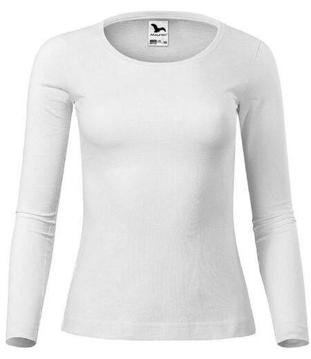 T-shirt manches longues - Femme - MF169 - blanc