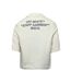 Chemise Motif/style Logo Femme Beige Clair Off White-2