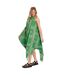 Womens/ladies Halter Neck Midi Dress Green Violet Romance-1