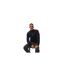 Mens Quilted Merino Wool Long-sleeved Jumper Navy Belstaff-1